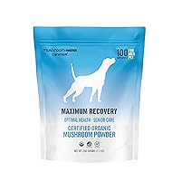 Om Mushroom Matrix Pet - Canine | Maximum Recovery | USA Grown Human-Grade Organic Mushroom Powder Pet Supplement | Optimal Health & Senior Care for Dogs & Cats | 200 Grams, 7.1 oz