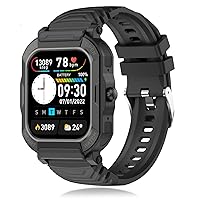 Military Smart Watch Men 1.91 Inch Phone Call (Dial/Receive) Smart Watch Fitness Tracker Compatible for Android iOS Phones 113 Sports Modes Activity Health Monitor
