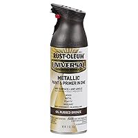 Rust-Oleum 344697 Specialty Glitter Spray Paint, 10.25 Oz, Rose Gold 