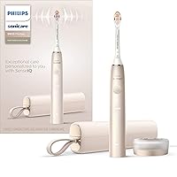 9900 Prestige Rechargeable Electric Power Toothbrush with SenseIQ, Champagne, HX9990/11
