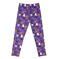 Kids Girls Leggings Full Ankle Length Skinny Tights Stretch Yoga Pants Dance Bottoms