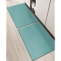 DEXI Kitchen Rugs and Mats, Cushioned Anti Fatigue Comfort Mat Non Skid Standing Kitchen Rug Set, 17