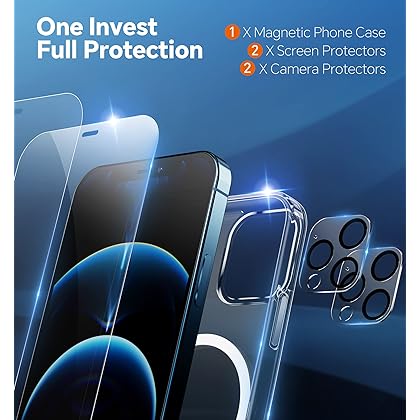 Elando for iPhone 12 Pro Max Case, Anti-Yellowing Clear Phone Case, Super Slim Phone Case (0.39