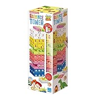 Kawada KG-035 Toy Story Balance Tower (Renewed) 3.0 x 3.0 x 10.7 inches (7.5 x 7.5 x 27.3 cm) and Up 6 Years Old Action Game, Balance Game Toy