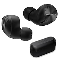 Technics HiFi True Wireless Multipoint Bluetooth Earbuds II, Active Noise Cancelling, 3 Device MultiPoint Connectivity, Impressive Call Quality, LDAC Compatible, EAH-AZ40M2-K (Black)