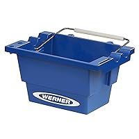 Werner AC50-JB-5 Ac50-Jb-3 Lock-in Job Bucket, for Use with Obel00 and 6200 Series Step Ladders, Plastic, Blue, 25 lbs