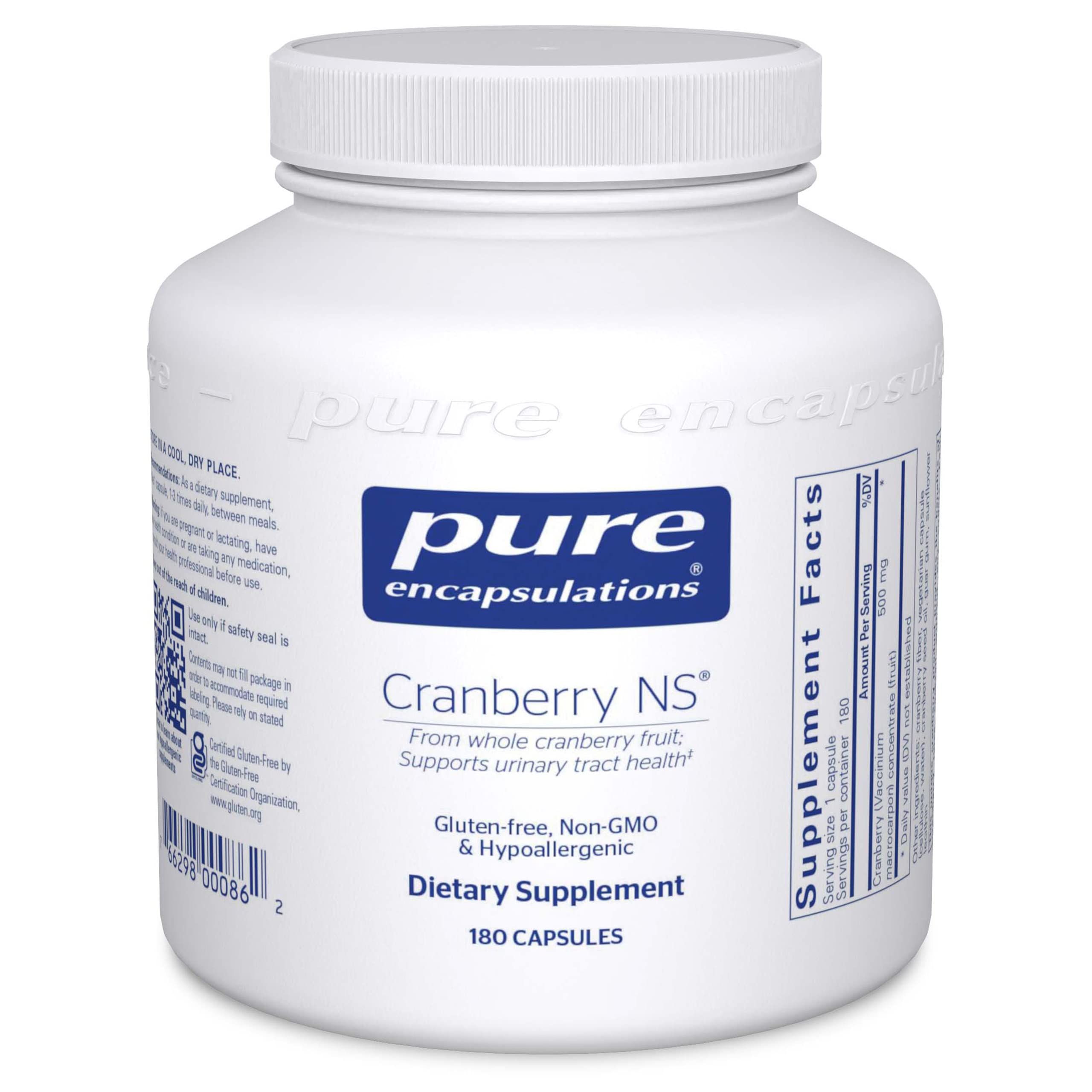 Pure Encapsulations - Cranberry NS - Hypoallergenic Supplement to Support Urinary Tract Health - 180 Capsules