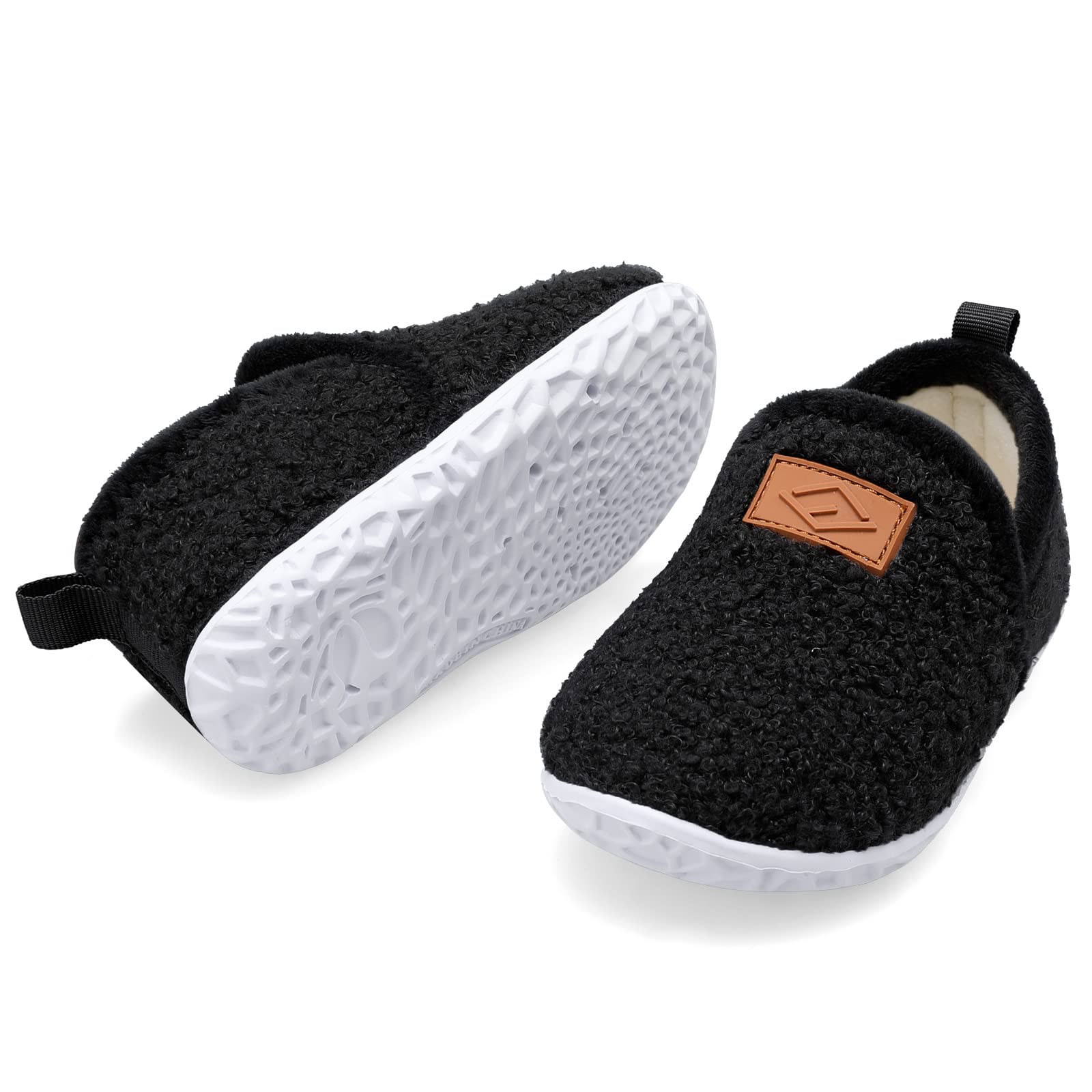 Lefflow Toddler Slippers Boys Girls House Shoes Slip on Baby Sock Shoes Lightweight Outdoor Walking Shoes