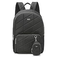 DKNY Bodhi Backpack Bag, Black/Silver