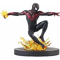 Diamond Select Toys Marvel Gallery: Miles Morales (Playstation 5 Version) PVC Statue, Multicolor