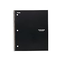 Five Star Spiral Notebook, 1 Subject, College Ruled Paper, 100 Sheets, 11