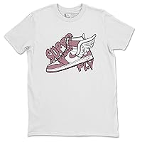 Graphic Tees Super Fly Design Printed 1 Mauve Sneaker Matching T-Shirt