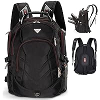 18.4 Inches Laptop Backpack Fits up to 18 Inch Gaming Laptops for Dell, Asus, Msi,Hp (Black)