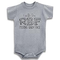 Baby Tee Time Gray Crew Neck Girls' I Suffer from RBF