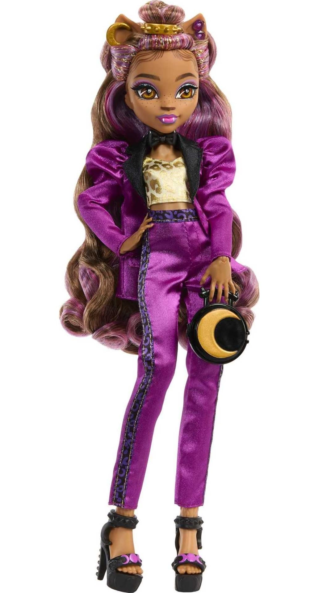 Monster High Clawdeen Wolf Doll in Monster Ball Party Fashion with Themed Accessories Like Balloons