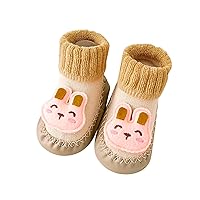 Baby Non Slip Grip Cotton Animal Ankle Socks Baby Slippers Socks Shoes 0-3 0-6 6-12 12-18 12-24 Months Walking Socks