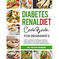 DIABETES RENAL DIET COOKBOOK FOR BEGINNER'S 2023: Delicious Dishes for All Stages of Kidney Failure. Meals Low in Sodium, Potassium, and Phosphorus. A Simple 35-Day Diet Plan. DIABETES RENAL DIET COOKBOOK FOR BEGINNER'S 2023: Delicious Dishes for All Stages of Kidney Failure. Meals Low in Sodium, Potassium, and Phosphorus. A Simple 35-Day Diet Plan. Paperback Kindle