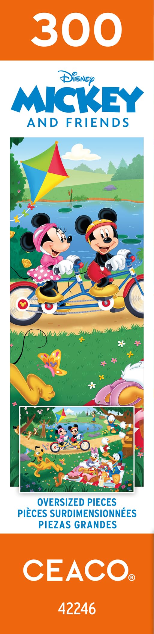 Ceaco - Disney - Mickey & Minnie in The Park - 300 Piece Jigsaw Puzzle