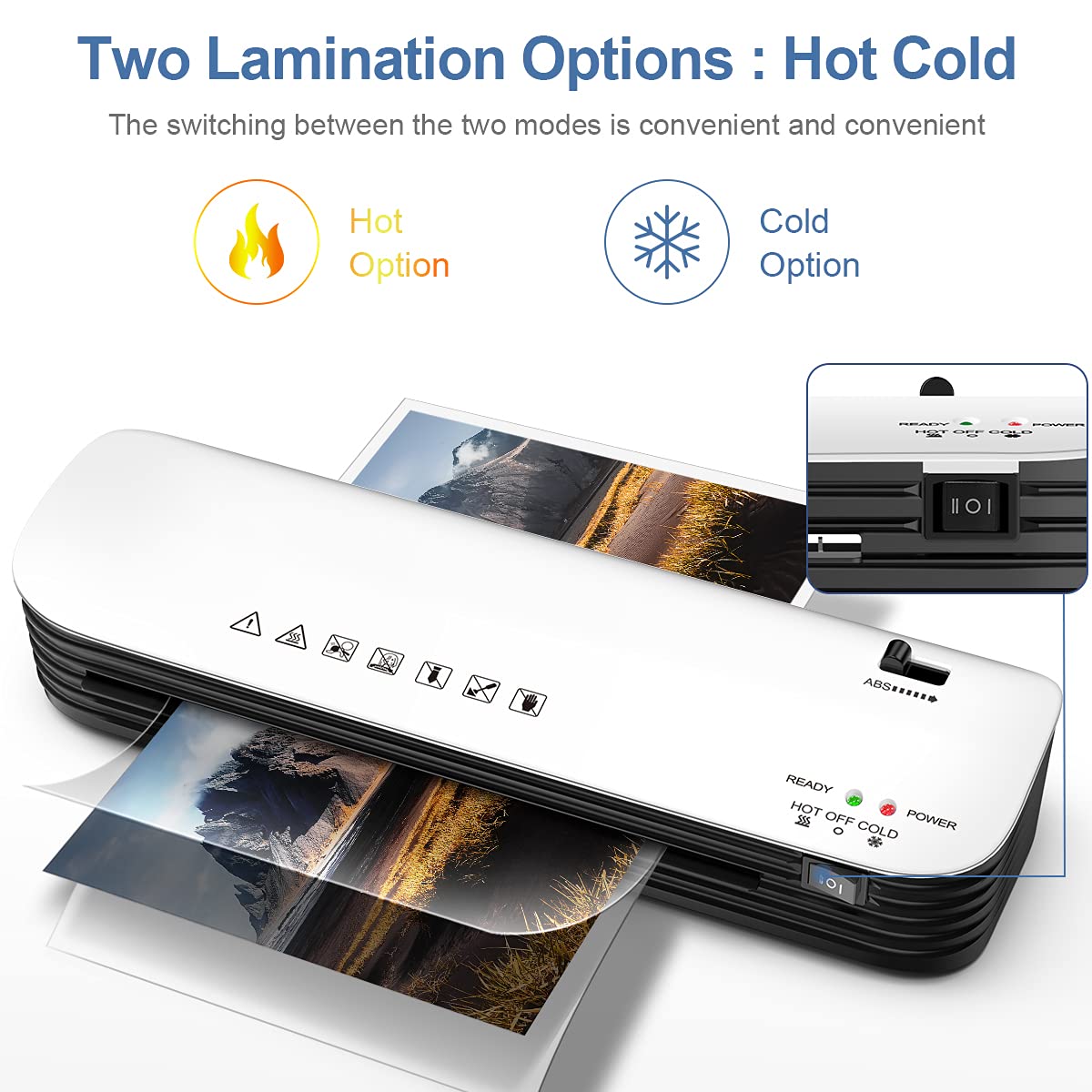 Mua Laminator, A4 Laminator Machine, 4 in 1 Thermal Laminator for Home  Office School Use, 9 inches Max Width, Quick Warm-Up, Paper Trimmer, Corner  Rounder (15 Laminating Pouches) trên Amazon Mỹ chính hãng 2023 | Giaonhan247
