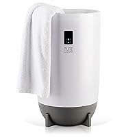 SereneLife PCTLW210 Single Touch Towel and Blanket Warmer with Fragrant Disc Holder, 12’’ x 12’’ x 21.5’’ -inches, White