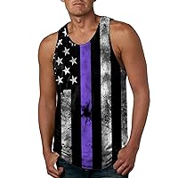 4Th of July American Flag USA Flag Patriotic Tank Top Singlet for Men Summer Casual Funny Workout Tanks Shists