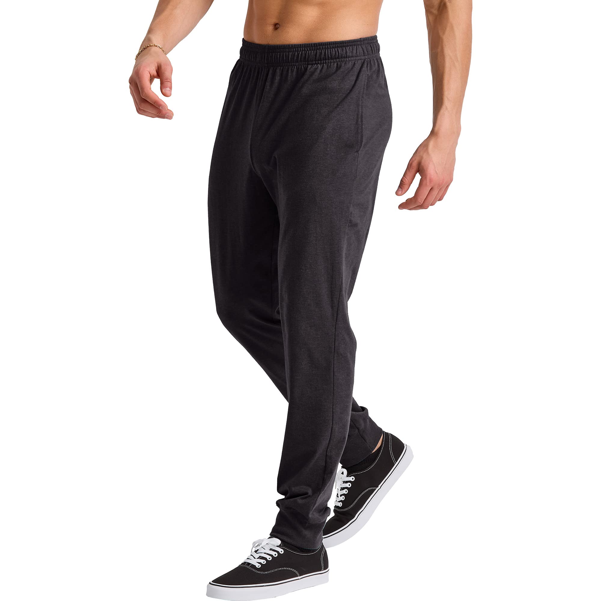 Hanes Men's Originals Tri-Blend Joggers, Lightweight Sweatpants with Pockets for Men, 30