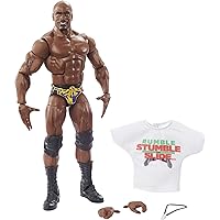 WWE Titus O’Neil Royal Rumble Elite Collection Action Figure with Authentic Gear & Accessories, 6-in Posable Collectible Gift for WWE Fans Ages 8 Years Old & Up