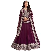 Stylish Women's Wear Pakistani Anarkali Gown Dress Indian Sewn Salwar Kameez Suits