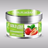 GOLDSTAR Herbal NON Tobacco Smoke STRAWBERRY Flavor Premium Hookah 200 gm