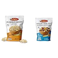 ROASTED PUMPKIN SEEDS + YOGURT TRAIL MIX BY PREMIUM ORCHARD Great source of Plant Protein, Zinc, Magnesium & Iron High Plant Protein, Non-GMO