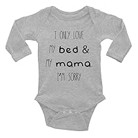 I Only Love My Bed & My Mama Adorable Onesie