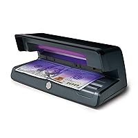 Safescan 50 UV Counterfeit Bill Detector, Small Footprint, Lightweight, Great for Bills, Credit Cards, Passports, IDs, Suitable for All Currencies, Powerful 9W UV Light, CE Certified, 3-Year Warranty