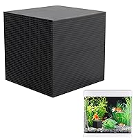 Water Trough Purifier Cube 4x4x4in Strong Filtration Aquarium Carbon Reusable Livestock Water Tank with Honeycomb Structure for Ponds Fish Tank Filter Accessories