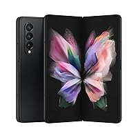 SAMSUNG Galaxy Z Fold 3 5G Cell Phone, Factory Unlocked 2-in-1 Android Smartphone Tablet, 512GB, 120Hz, Foldable Dual Screen, Under Display Camera, US Version, Phantom Black