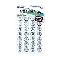 Artskills® Clear Self-Stick Gems, Pack of 28