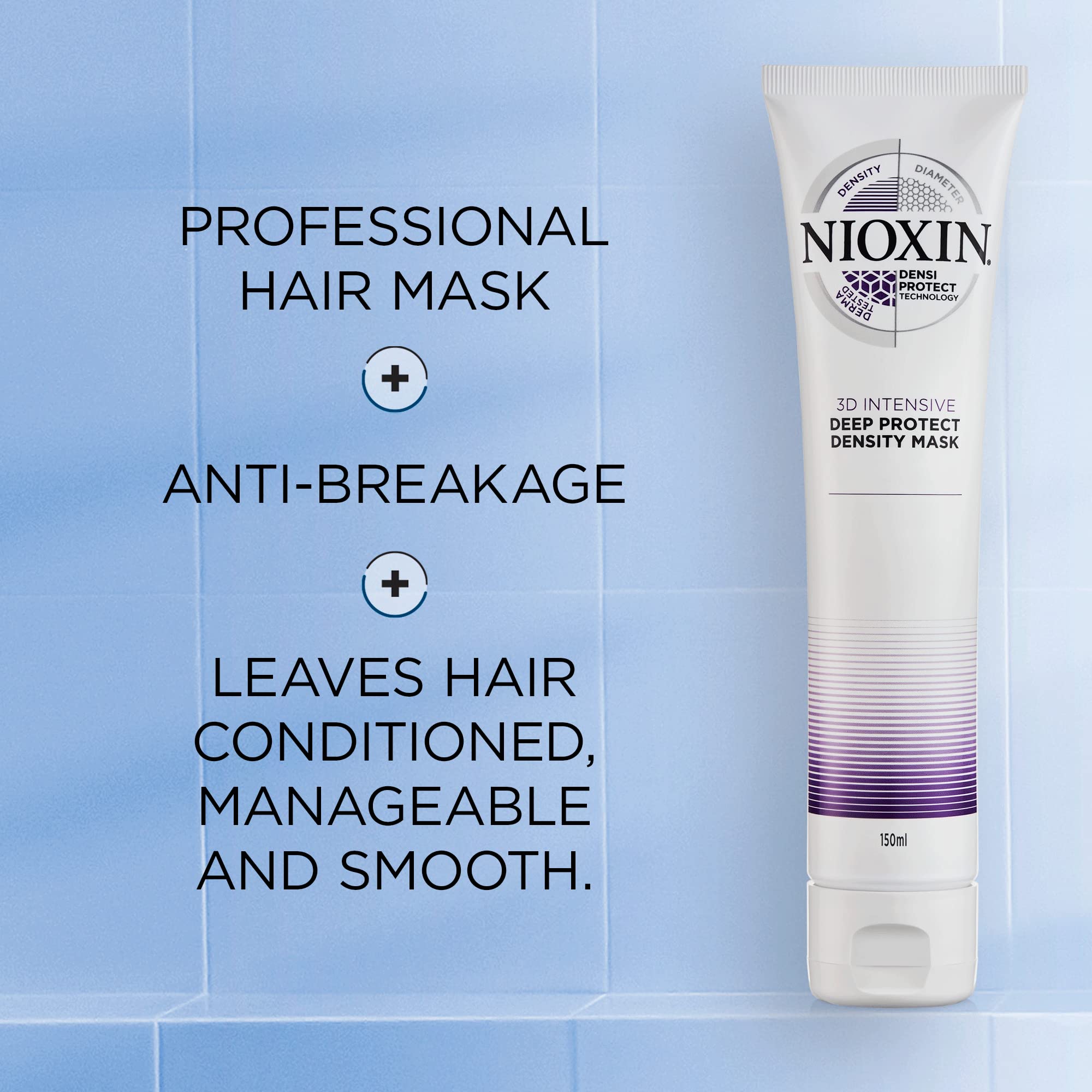 Nioxin Deep Protect Density Mask, Damaged and Thinning Hair, 5.07 oz