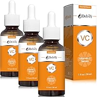3 Pack Vitamin C Serum for Face, Restores Skin Tone, Promotes Epidermal Barrier Repair (1fl oz | 30ml)