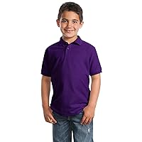 Port Authority Youth Silk Touch Polo XL Royal
