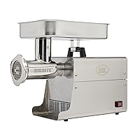 LEM Products BigBite #32 Meat Grinder, 1.5 HP Stainless Steel Electric Meat Grinder Machine, Ideal for Professional Use