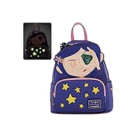 Loungefly Coraline Stars Double Strap Mini Backpack