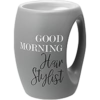 Pavilion Gift Company - Good Morning Hair Stylist 16 ounce Large Coffee Cup - Funny Coffee Mug, Sarcastic Coffee Mugs, Funny Mugs, Funny Mugs for Women, Wife, Girlfriend, Hairstylist Mug