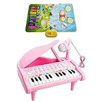 24 Keys Piano Toy and 3 in 1 Musical Mat Toy for Toddlers