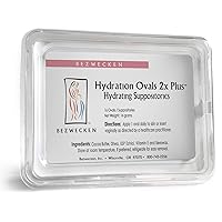 Bezwecken – Hydration Ovals 2x Plus DHEA – 16 Extra Strength Oval Suppositories - Professionally Formulated to Alleviate Vaginal Dryness in Menopausal Women - Safe & Natural