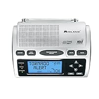 Midland - WR300, Deluxe NOAA Emergency Weather Alert Radio - S.A.M.E. Localized Programming, 60+ Emergency Alerts, & Alarm Clock w/ AM/FM Radio