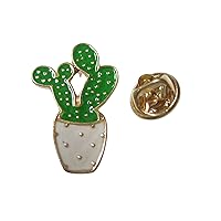 Potted Cactus Cacti Lapel Pin