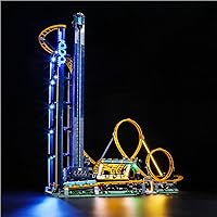 LED Light Kit Compatible with Lego Loop Coaster - Lighting Set for Creator 10303 Building Model (Model Set Not Included)
