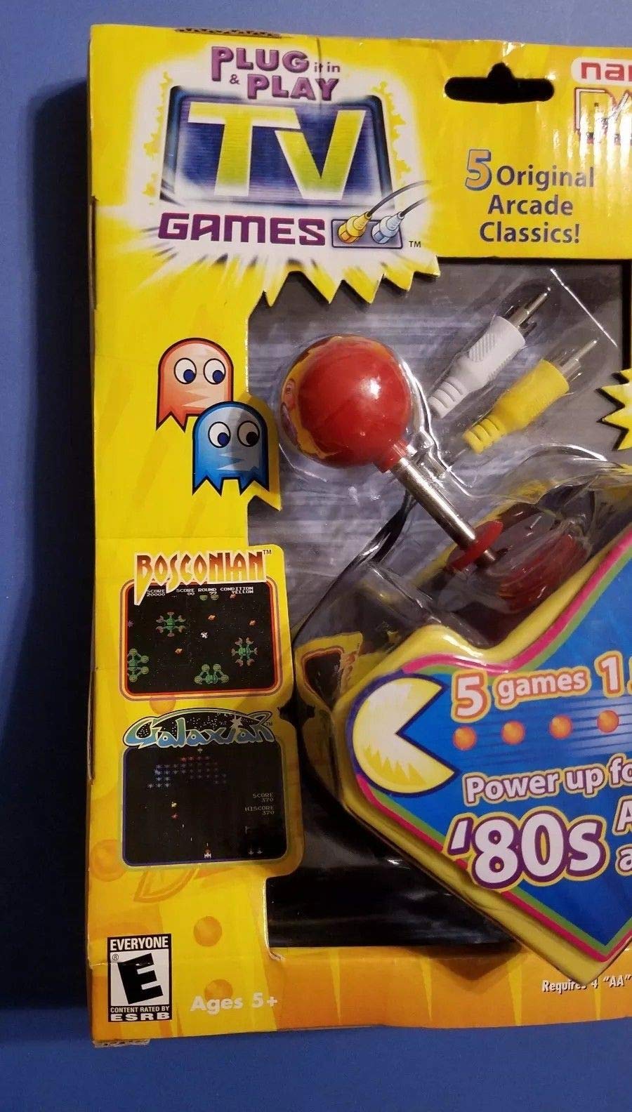 Original Pac Man Arcade Classics Namco Plug & Play TV Games