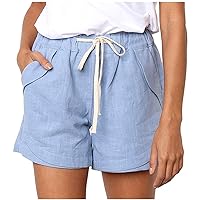 Loose Fit Pants for Women Summer Fall Lace High Cut Flare Wide Leg Pants Shorts Women 2024 Fashion