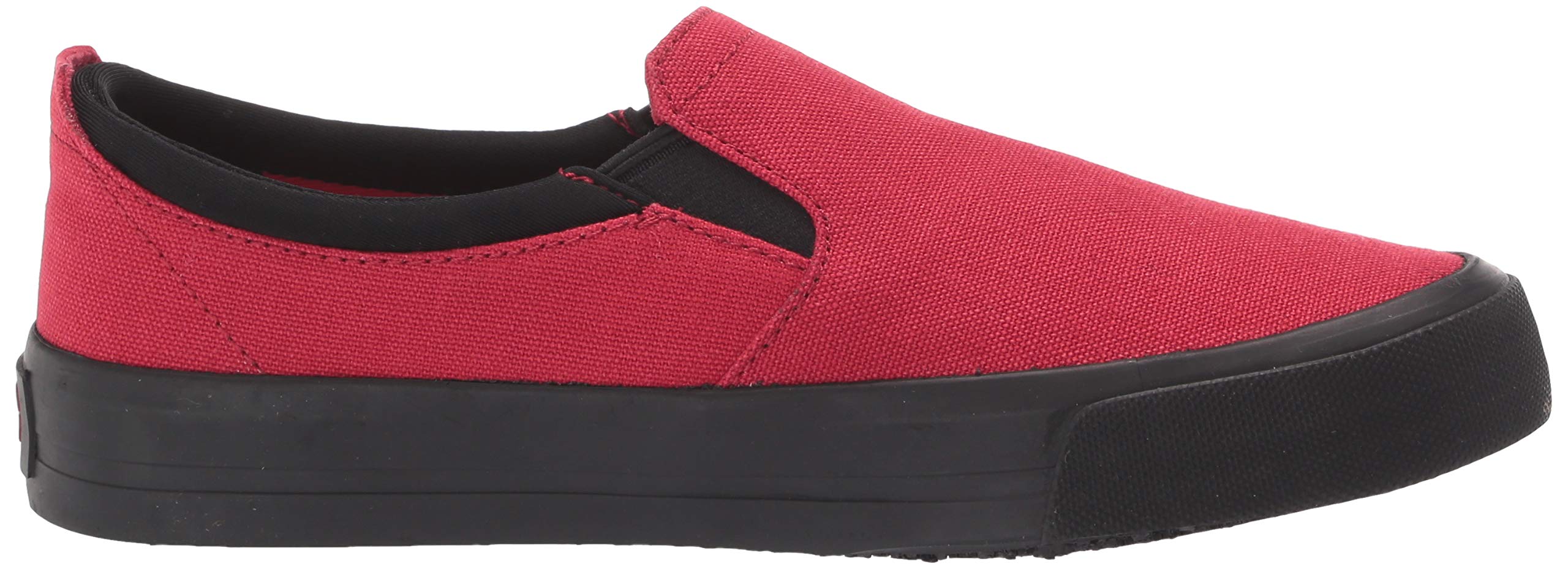 Shoes for Crews Ollie II, Mens, Women's, Unisex Slip Resistant Work Shoe Sneaker, Black Leather or Red Canvas