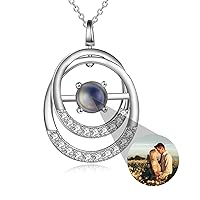 Sister Gifts for Sister 925 Sterling Silver Double Circle Sister Pendant Necklace Anniversary Valentines Birthday Mothers Day Christmas Jewelry Gifts for Women Girls Sister Gifts from Sister